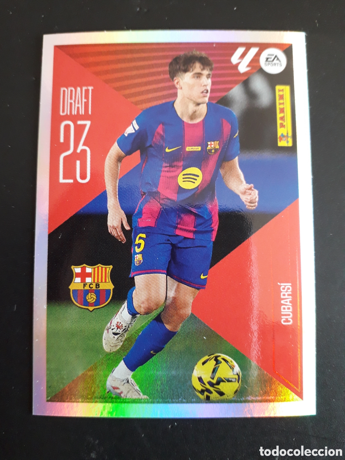 Cromos de f&uacute;tbol: CUBARS&Iacute; FC BARCELONA, DRAFT 23 N&deg; 6 ED ESTE 2026 2027 26 27 SIN PEGAR PEDIDO M&Iacute;NIMO 3&euro;.