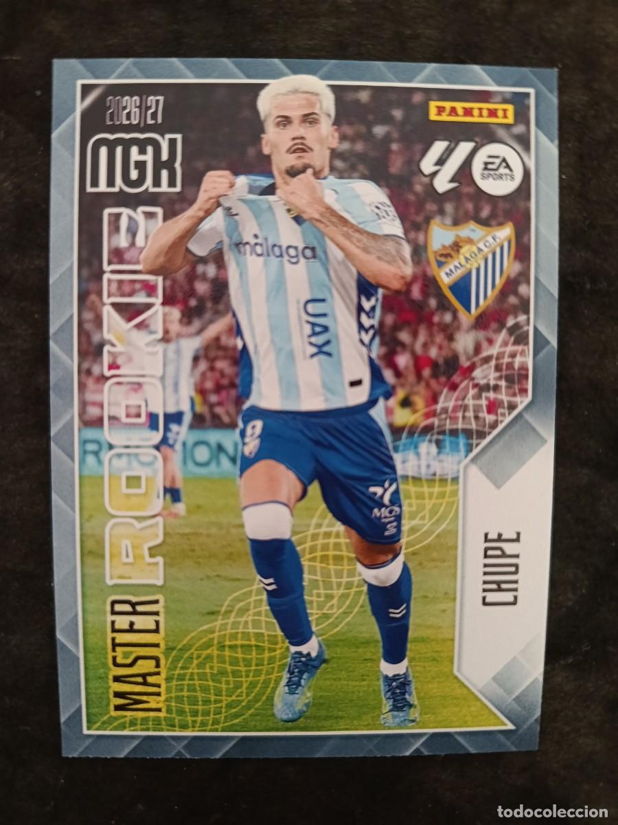 Figurine di Calcio: MGK 2026/27 MEGACRACKS PANINI. #409 CHUPE. MASTER ROOKIE. M&Aacute;LAGA.CF.