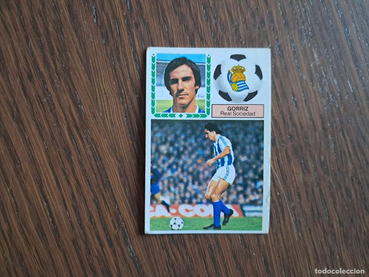 Cromos de Futebol: cromo de futbol, ediciones Este 83-84, Gorriz, Real Sociedad. sin pegar.