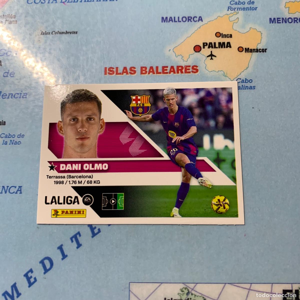 Cromos de f&uacute;tbol: Dani olmo n&uacute;mero 17 del Barcelona cromo liga este 26-27 2026-2027