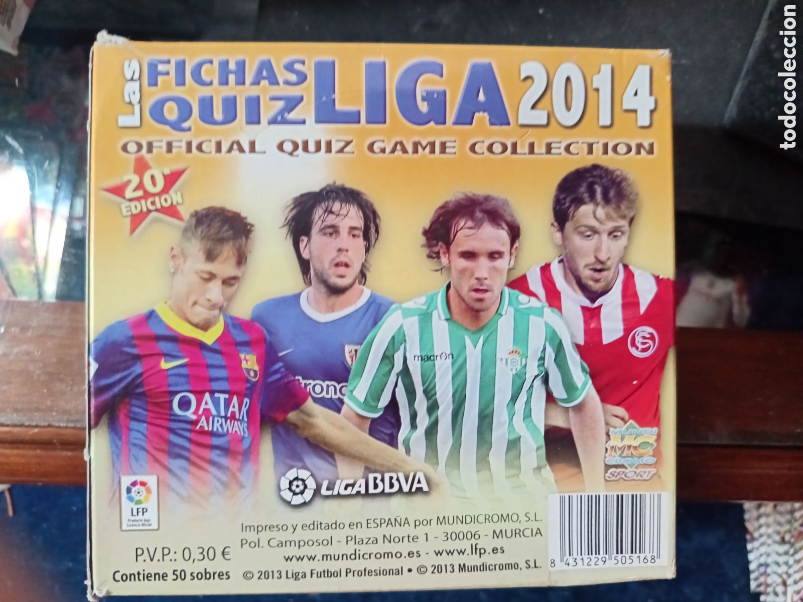 Cromos de f&uacute;tbol: Mundicromo 2012/2013 Caja 50 Sobres Sin Abrir