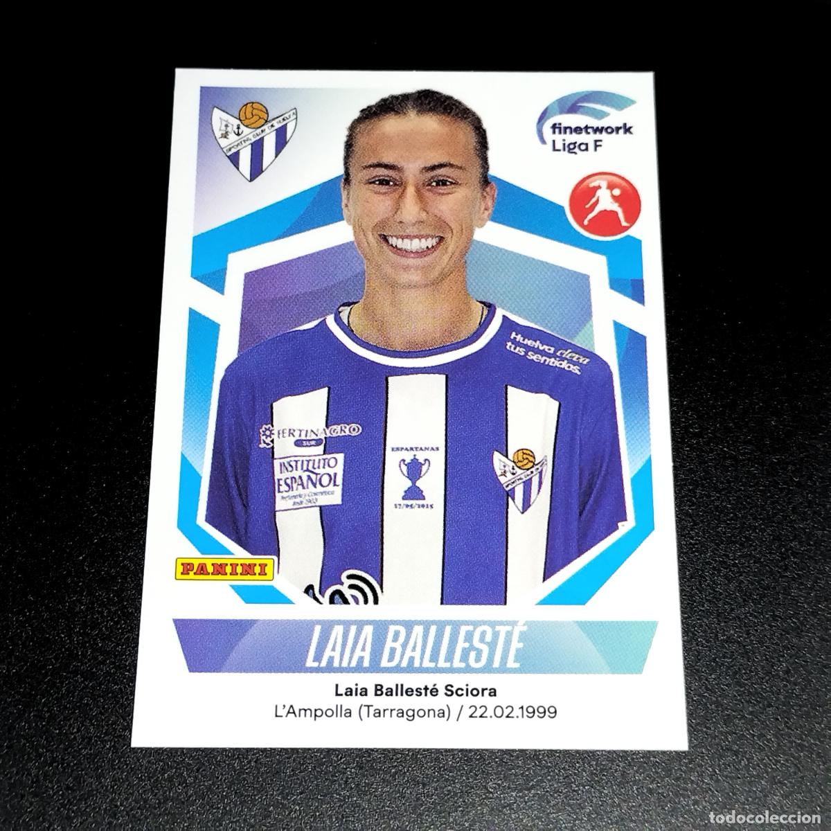 Fu&szlig;ball-Sticker: N&ordm; 277 LAIA BALLESTE SPORTING HUELVA CROMOS FINETWORK LIGA F FEMENINA PANINI 2022 2023 22 23
