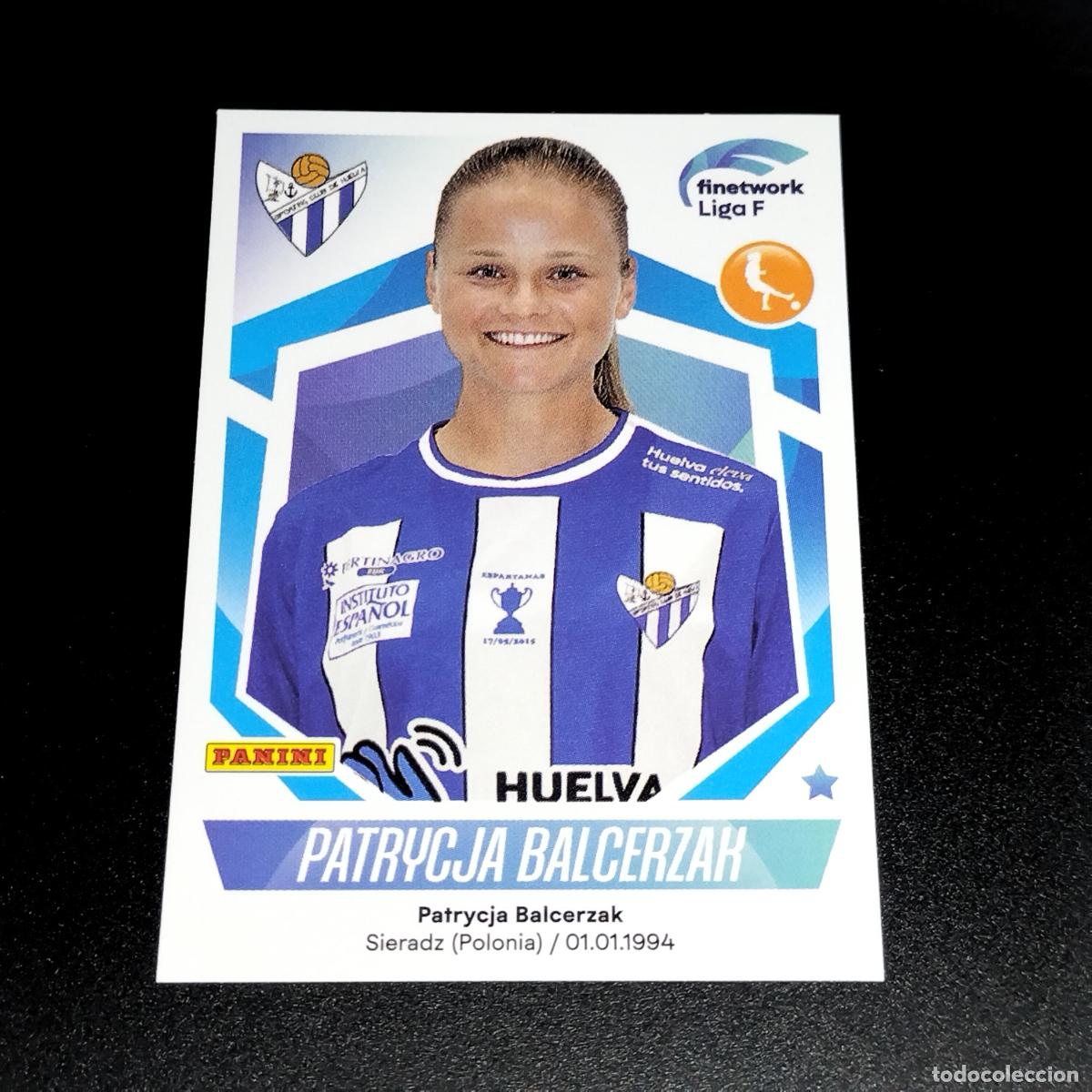 Cromos de f&uacute;tbol: N&ordm; 280 PATRYCJA BALCERZAK SPORTING HUELVA CROMOS FINETWORK LIGA F FEMENINA PANINI 2022 2023 22 23