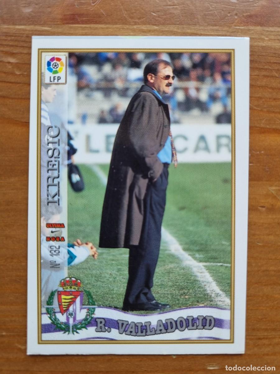 Cromos de f&uacute;tbol: 132 KRESIC (Real Valladolid) &Uacute;LTIMA HORA ERROR. Las Fichas de la Liga 1997 1998 97 98 (Mundicromo)