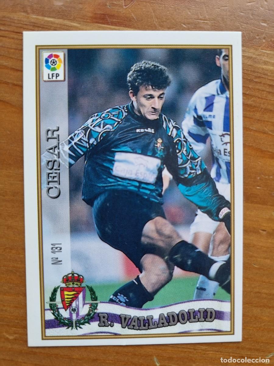 Cromos de f&uacute;tbol: 131 C&Eacute;SAR (Real Valladolid). Las Fichas de la Liga 1997 1998 97 98 (Mundicromo)