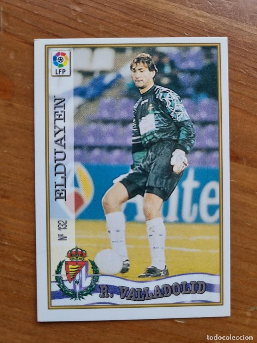 Cromos de f&uacute;tbol: 132 ELDUAYEN (Real Valladolid). Las Fichas de la Liga 1997 1998 97 98 (Mundicromo)