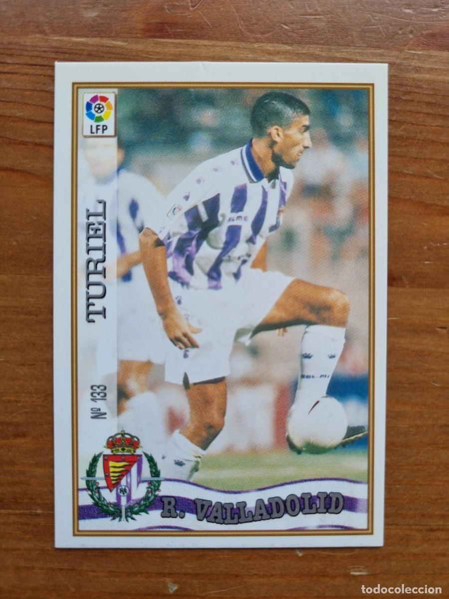 Cromos de f&uacute;tbol: 133 TURIEL (Real Valladolid). Las Fichas de la Liga 1997 1998 97 98 (Mundicromo)