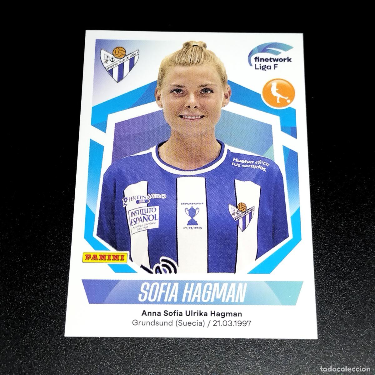 Cromos de f&uacute;tbol: N&ordm; 283 SOFIA HAGMAN SPORTING HUELVA CROMOS FINETWORK LIGA F FEMENINA PANINI 2022 2023 22 23
