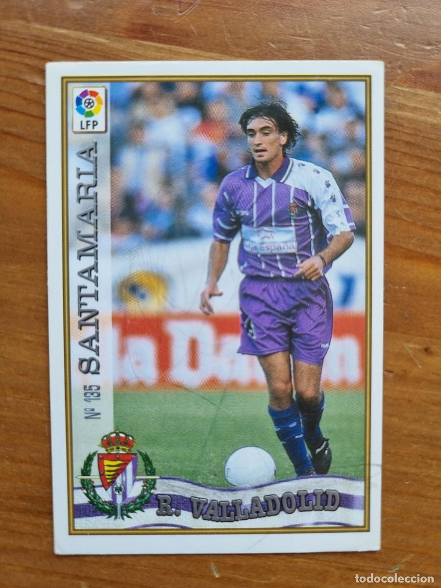 Cromos de f&uacute;tbol: 135 SANTAMAR&Iacute;A (Real Valladolid). Las Fichas de la Liga 1997 1998 97 98 (Mundicromo)