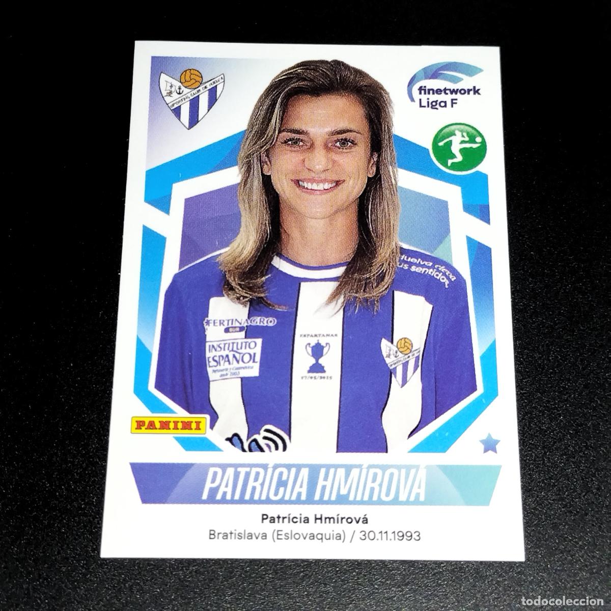 Cromos de f&uacute;tbol: N&ordm; 284 PATRICIA HMIROVA SPORTING HUELVA CROMOS FINETWORK LIGA F FEMENINA PANINI 2022 2023 22 23