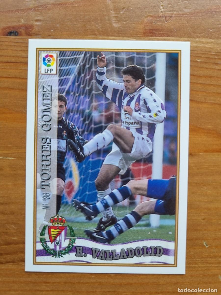 Cromos de f&uacute;tbol: 136 TORRES G&Oacute;MEZ (Real Valladolid). Las Fichas de la Liga 1997 1998 97 98 (Mundicromo)