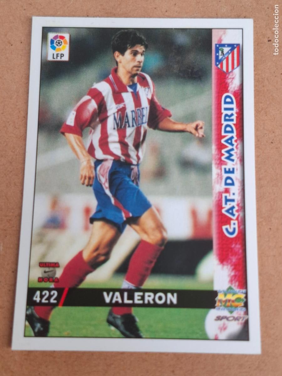 Cromos de f&uacute;tbol: MUNDICROMO 98 99 1998 1999 - 422 VALER&Oacute;N - AT. MADRID - CP14