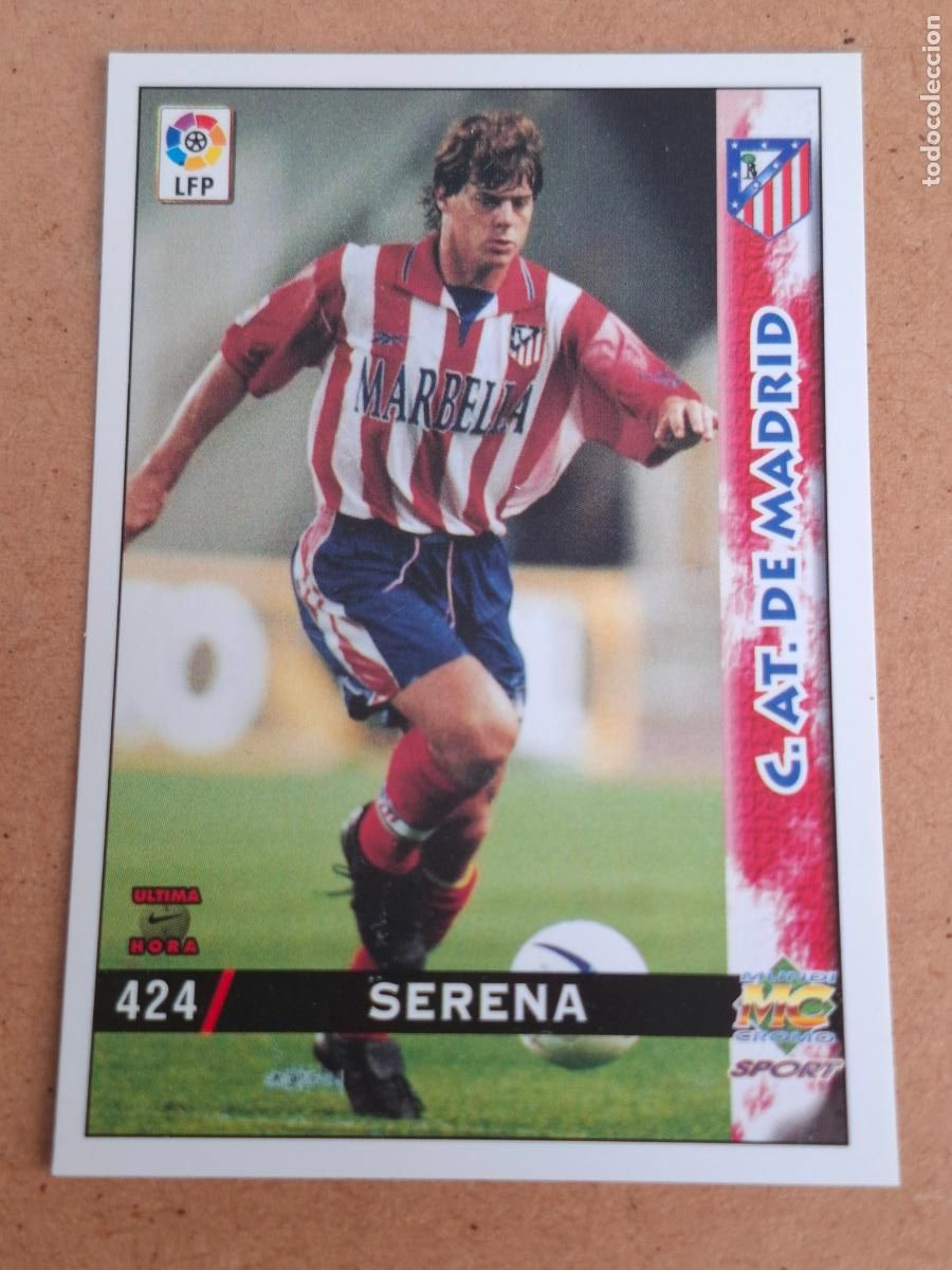 Cromos de f&uacute;tbol: MUNDICROMO 98 99 1998 1999 - 424 SERENA - AT. MADRID - CP14
