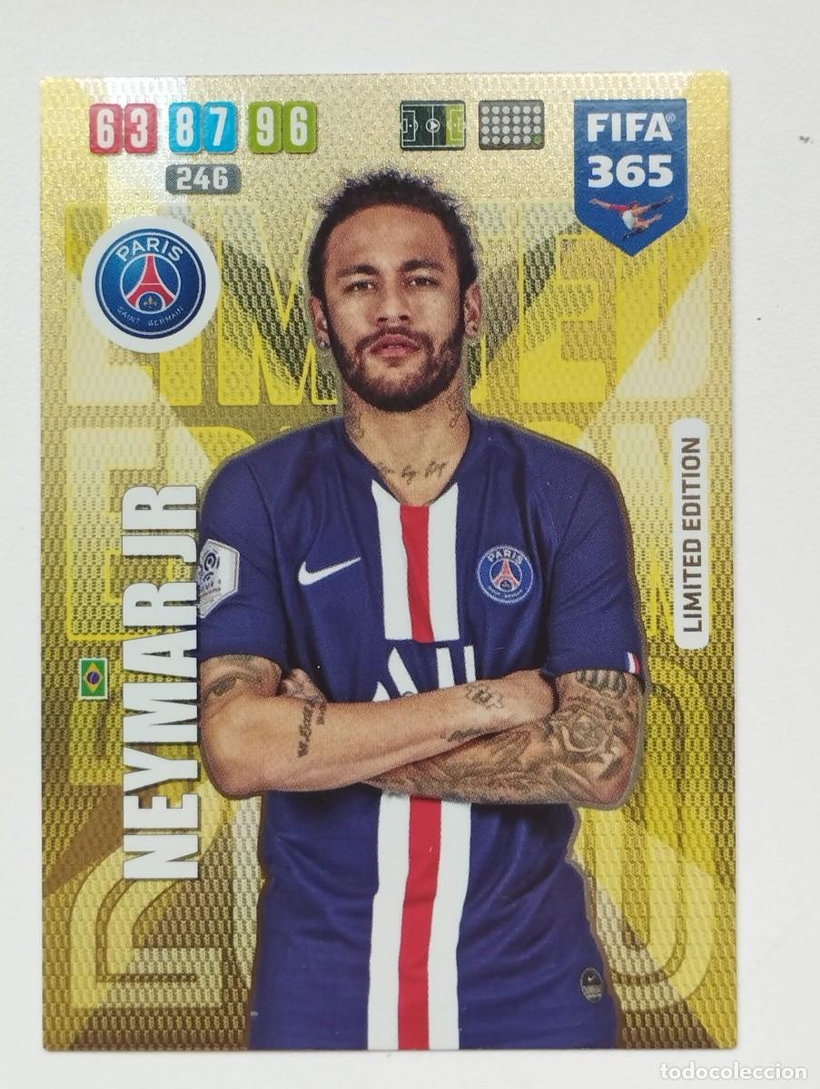 Cromos de f&uacute;tbol: CROMO CARD PANINI ADRENALYN FIFA 365 2019 2020 19 20 LIMITED EDITION NEYMAR JR PSG