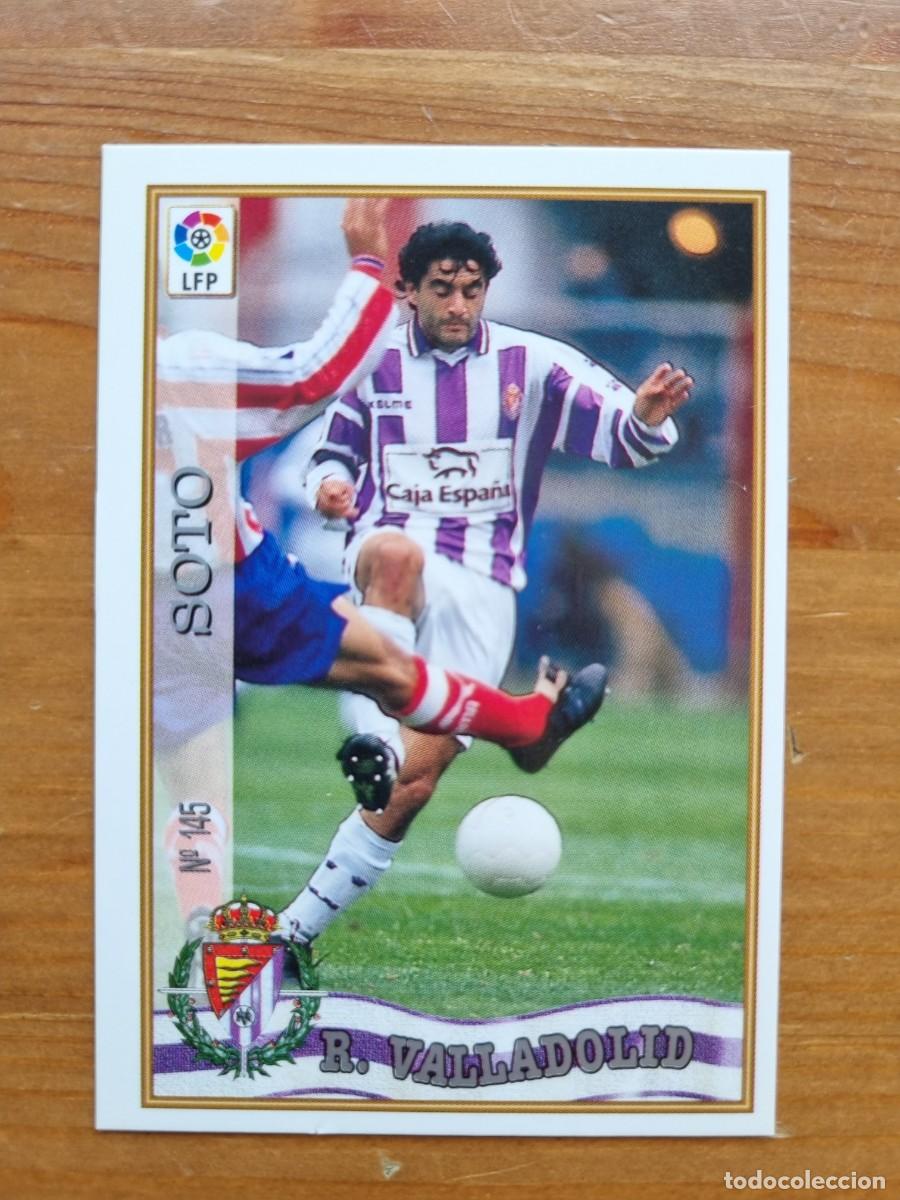 Cromos de f&uacute;tbol: 145 SOTO (Real Valladolid). Las Fichas de la Liga 1997 1998 97 98 (Mundicromo)