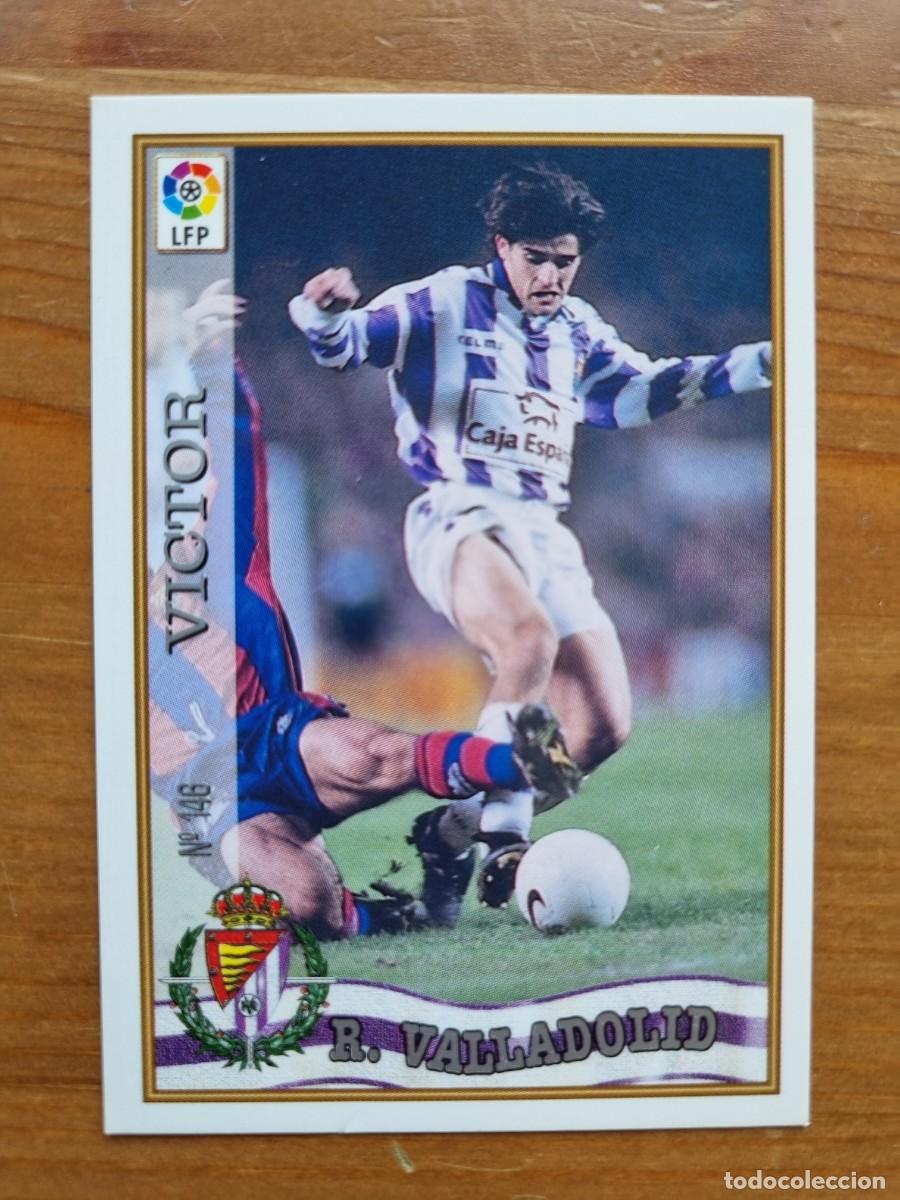 Cromos de f&uacute;tbol: 146 V&Iacute;CTOR (Real Valladolid). Las Fichas de la Liga 1997 1998 97 98 (Mundicromo)