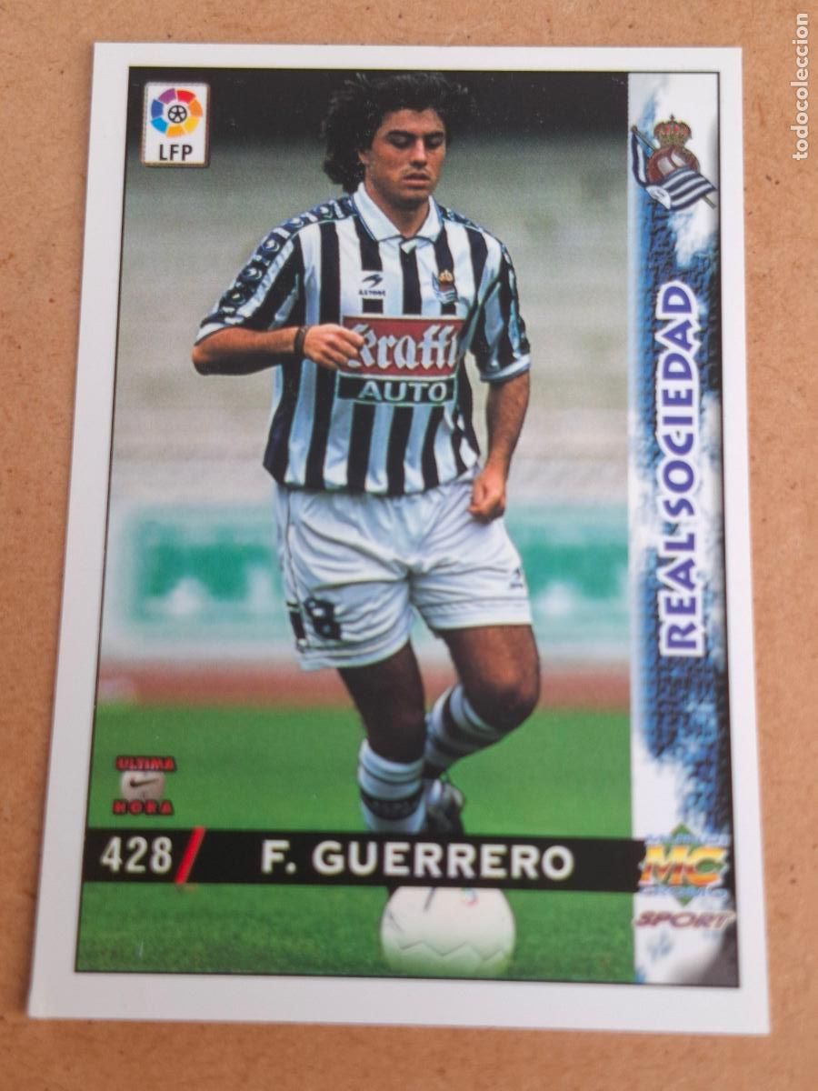 Cromos de f&uacute;tbol: MUNDICROMO 98 99 1998 1999 - 428 F. GUERRERO - REAL SOCIEDAD - CP14