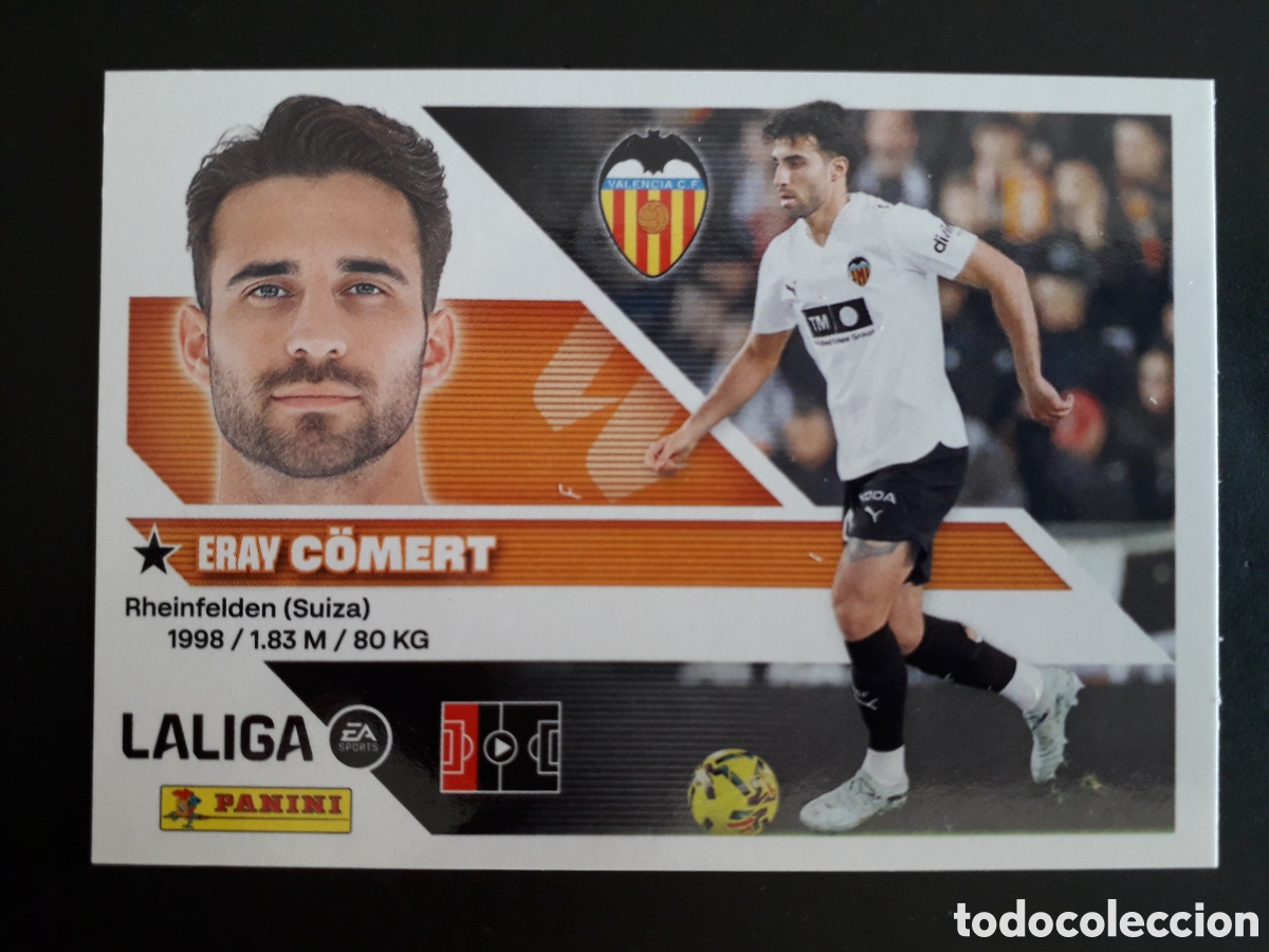 Cromos de f&uacute;tbol: C&Ouml;MERT VALENCIA CF N&deg; 8A ED ESTE 2026 2027 26 27 SIN PEGAR PEDIDO M&Iacute;NIMO 3&euro;