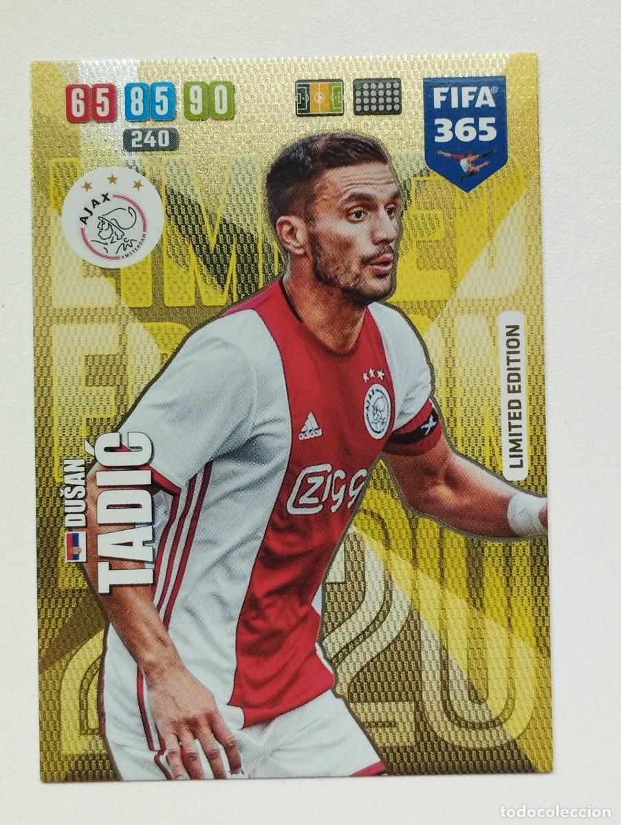 Cromos de f&uacute;tbol: CROMO CARD PANINI ADRENALYN FIFA 365 2019 2020 19 20 LIMITED EDITION DUSAN TADIC AJAX