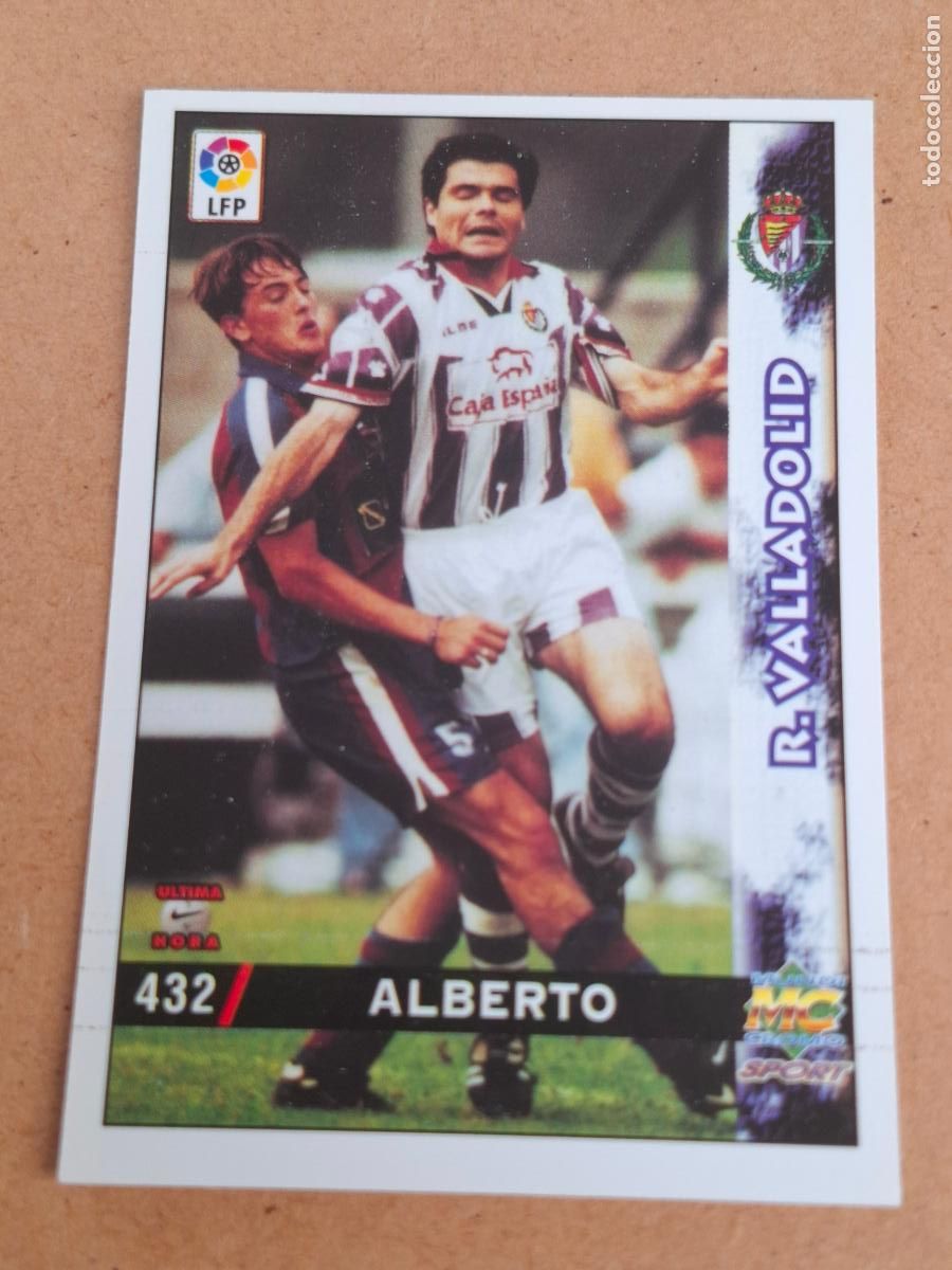 Cromos de f&uacute;tbol: MUNDICROMO 98 99 1998 1999 - 432 ALBERTO - REAL VALLADOLID - CP14