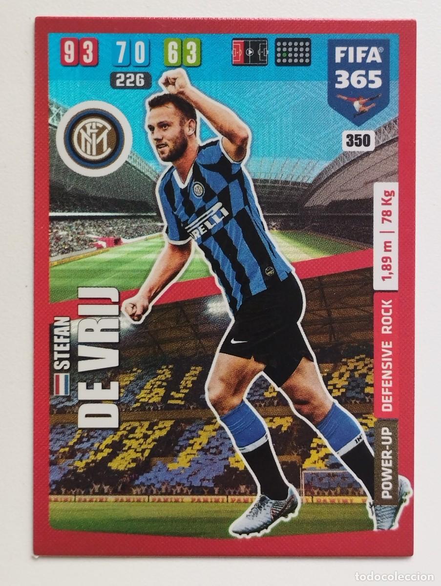 Cromos de f&uacute;tbol: CROMO CARD PANINI ADRENALYN FIFA 365 2019 2020 19 20 DEFENSIVE ROCK DE VRIJ 350 INTER