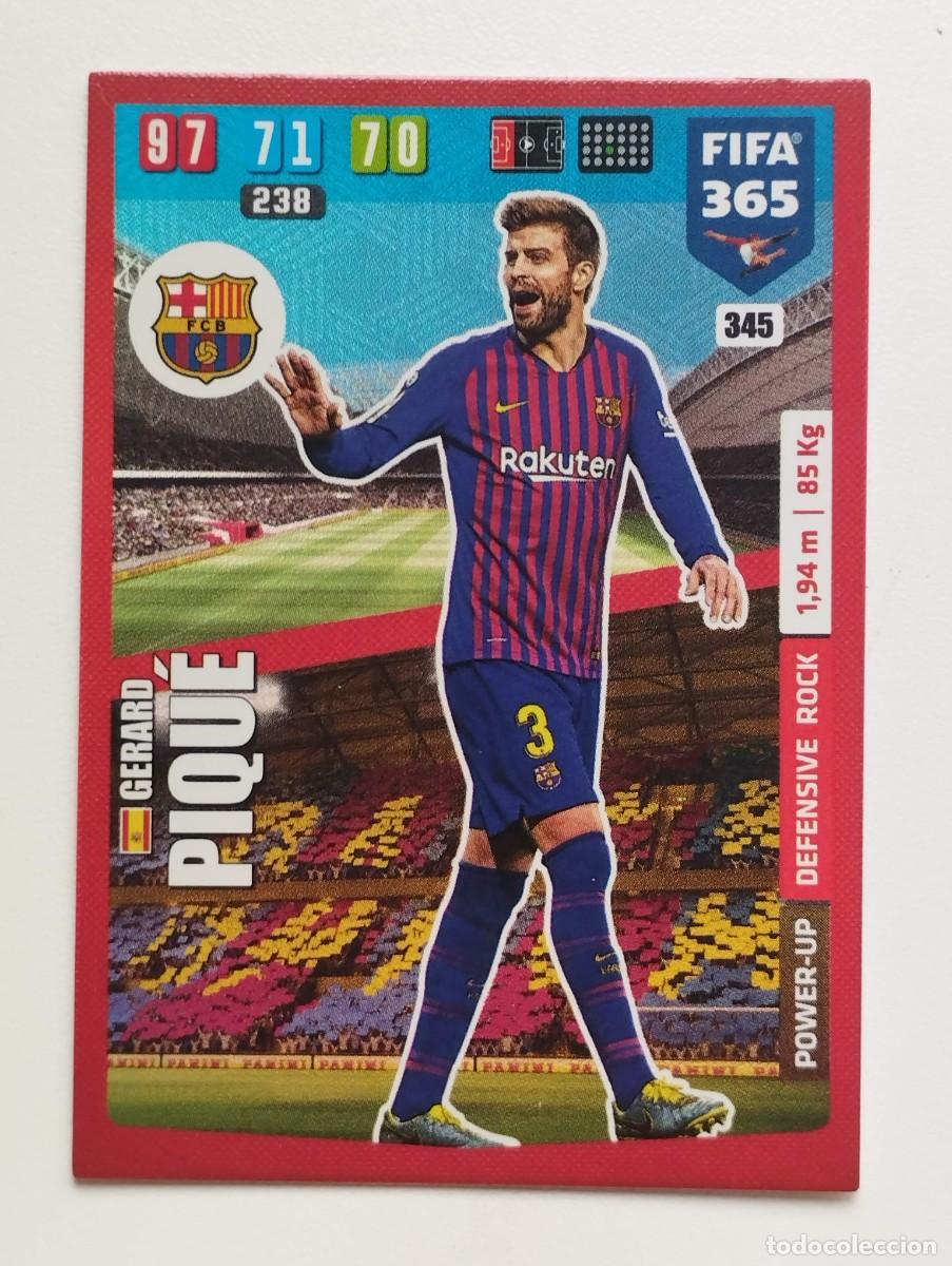 Cromos de f&uacute;tbol: CROMO CARD PANINI ADRENALYN FIFA 365 2019 2020 19 20 DEFENSIVE PIQUE 345 BARCELONA