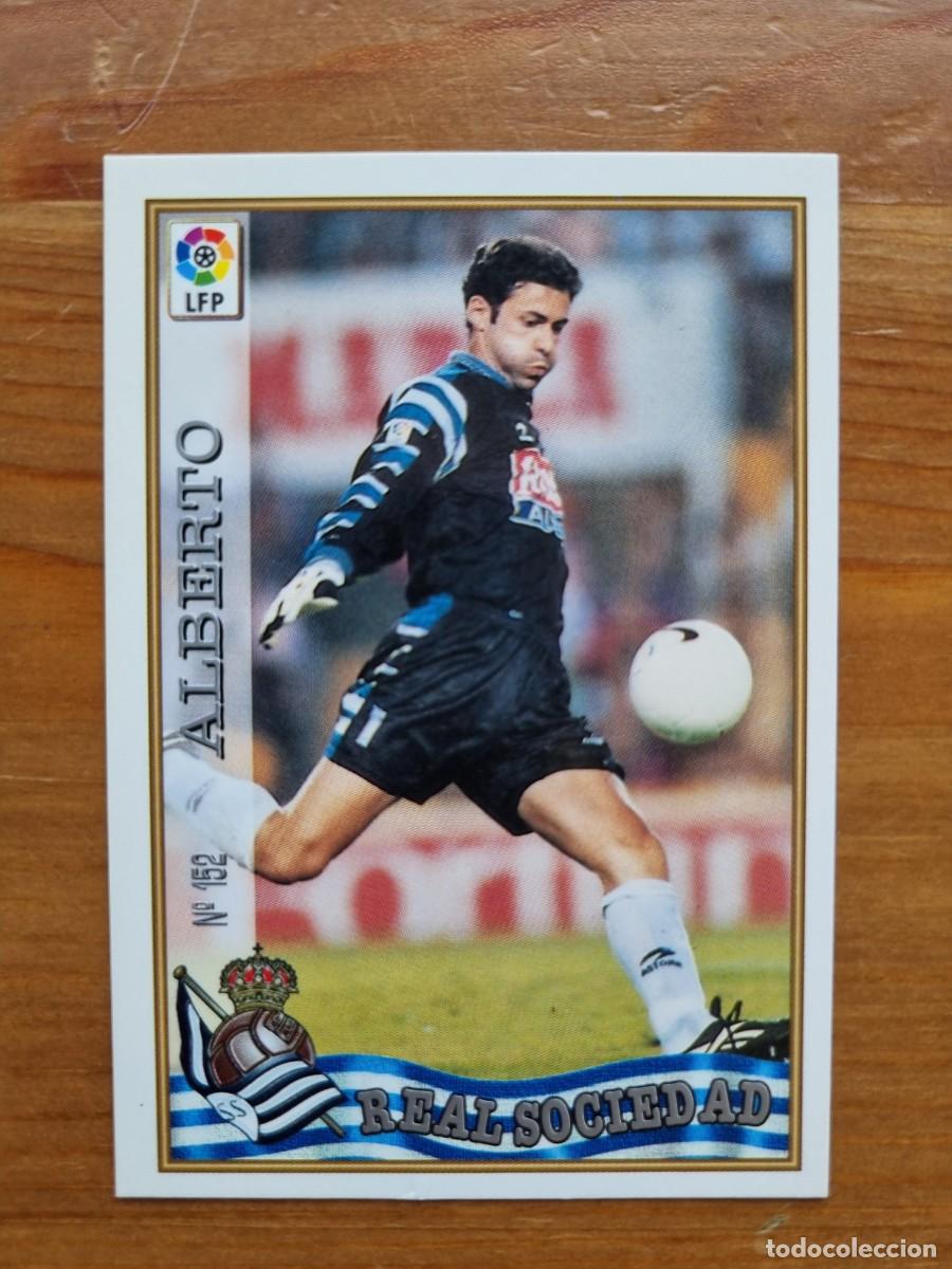 Cromos de f&uacute;tbol: 152 ALBERTO (Real Sociedad). Las Fichas de la Liga 1997 1998 97 98 (Mundicromo)