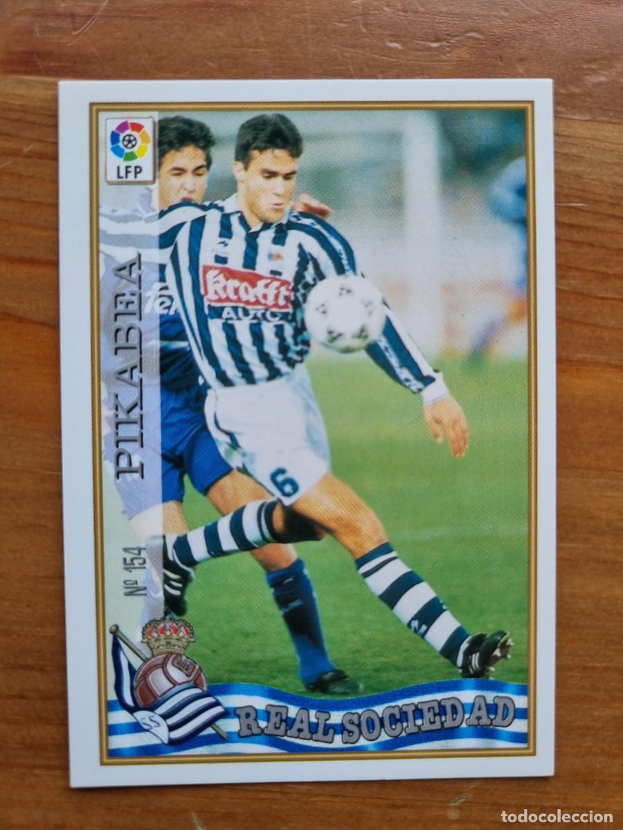 Cromos de f&uacute;tbol: 154 PIKABEA (Real Sociedad). Las Fichas de la Liga 1997 1998 97 98 (Mundicromo)