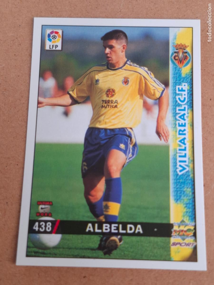Cromos de f&uacute;tbol: MUNDICROMO 98 99 1998 1999 - 438 ALBELDA - VILLARREAL CF - CP14