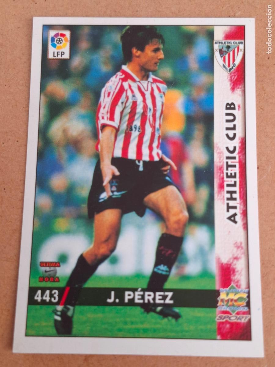 Cromos de f&uacute;tbol: MUNDICROMO 98 99 1998 1999 - 443 J. P&Eacute;REZ - ATHLETIC CLUB - CP14