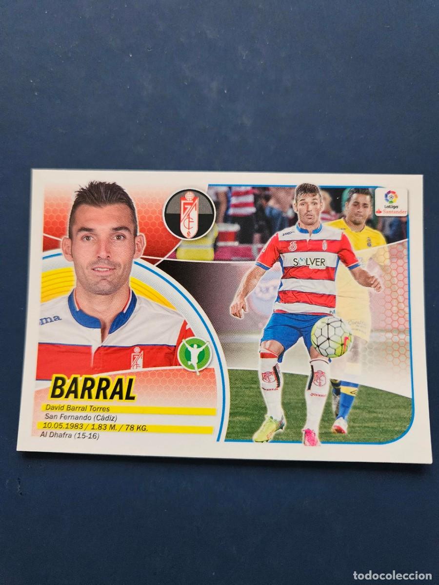 Cromos de f&uacute;tbol: N&ordm; 15B BARRAL GRANADA LOGO NUEVO LIGA ESTE 16 17 2016 2017 SIN PEGAR NUNCA PEGADO