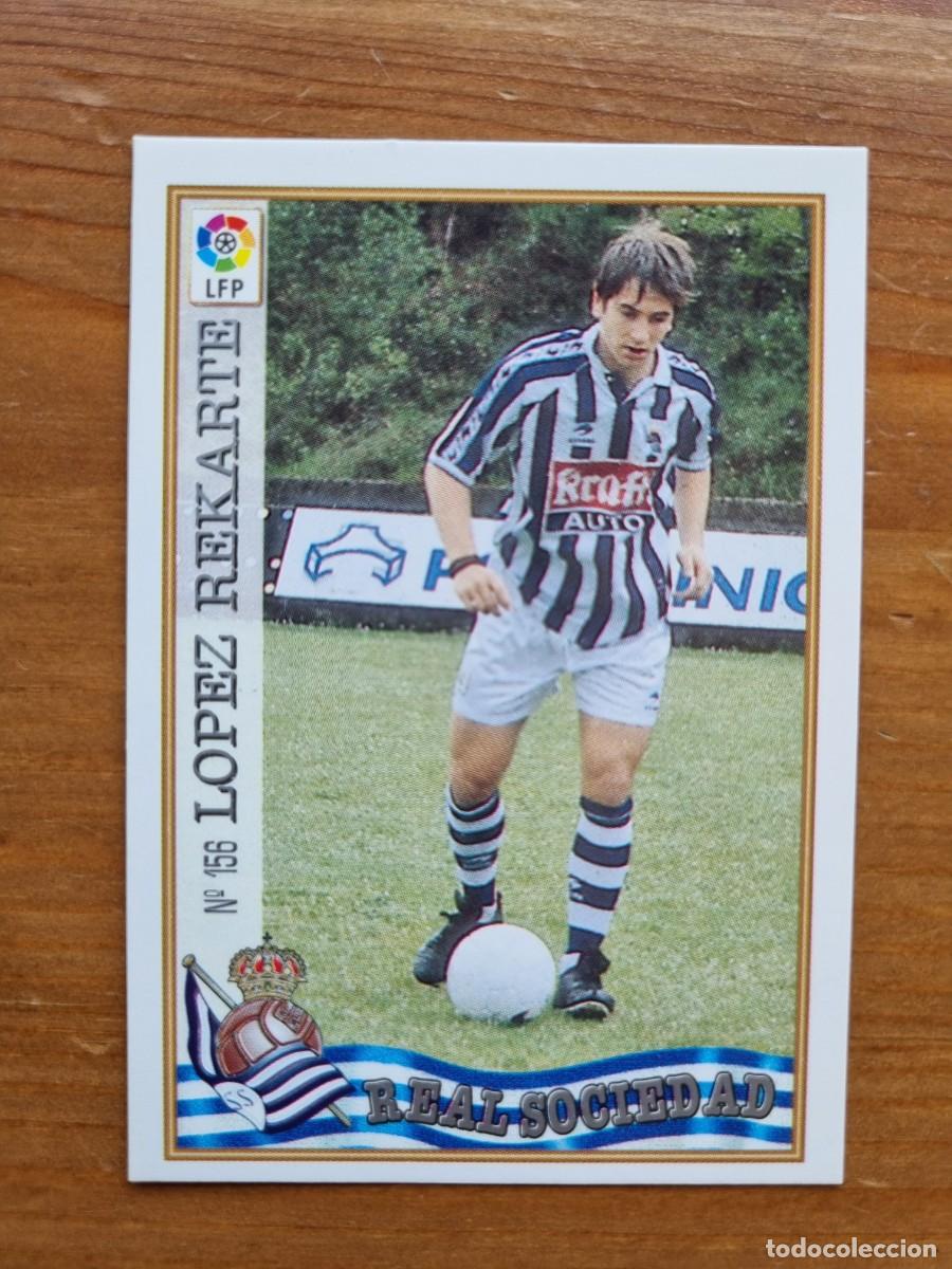 Cromos de f&uacute;tbol: 156 L&Oacute;PEZ REKARTE (Real Sociedad). Las Fichas de la Liga 1997 1998 97 98 (Mundicromo)