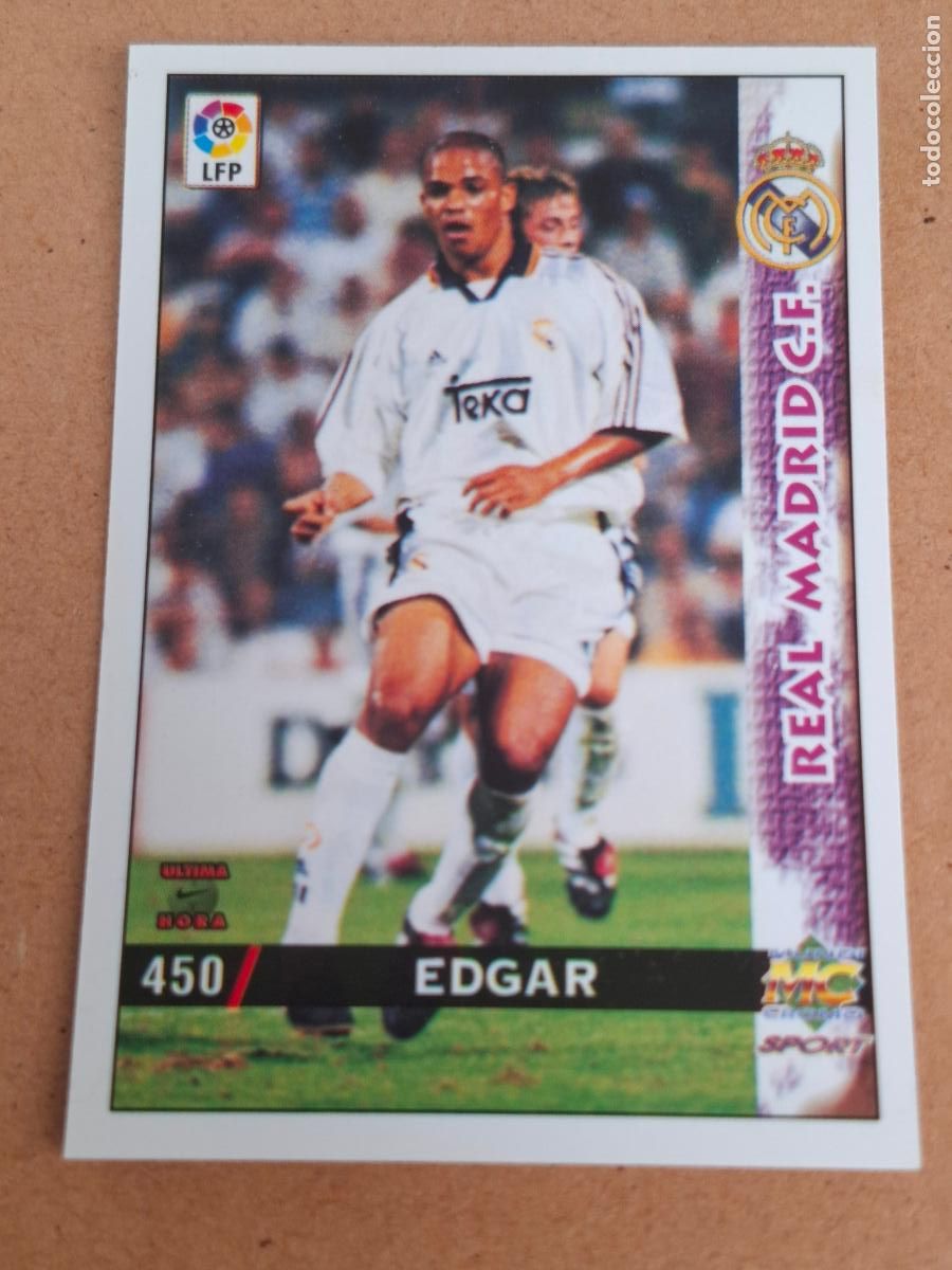 Cromos de f&uacute;tbol: MUNDICROMO 98 99 1998 1999 - 450 EDGAR - REAL MADRID - CP14
