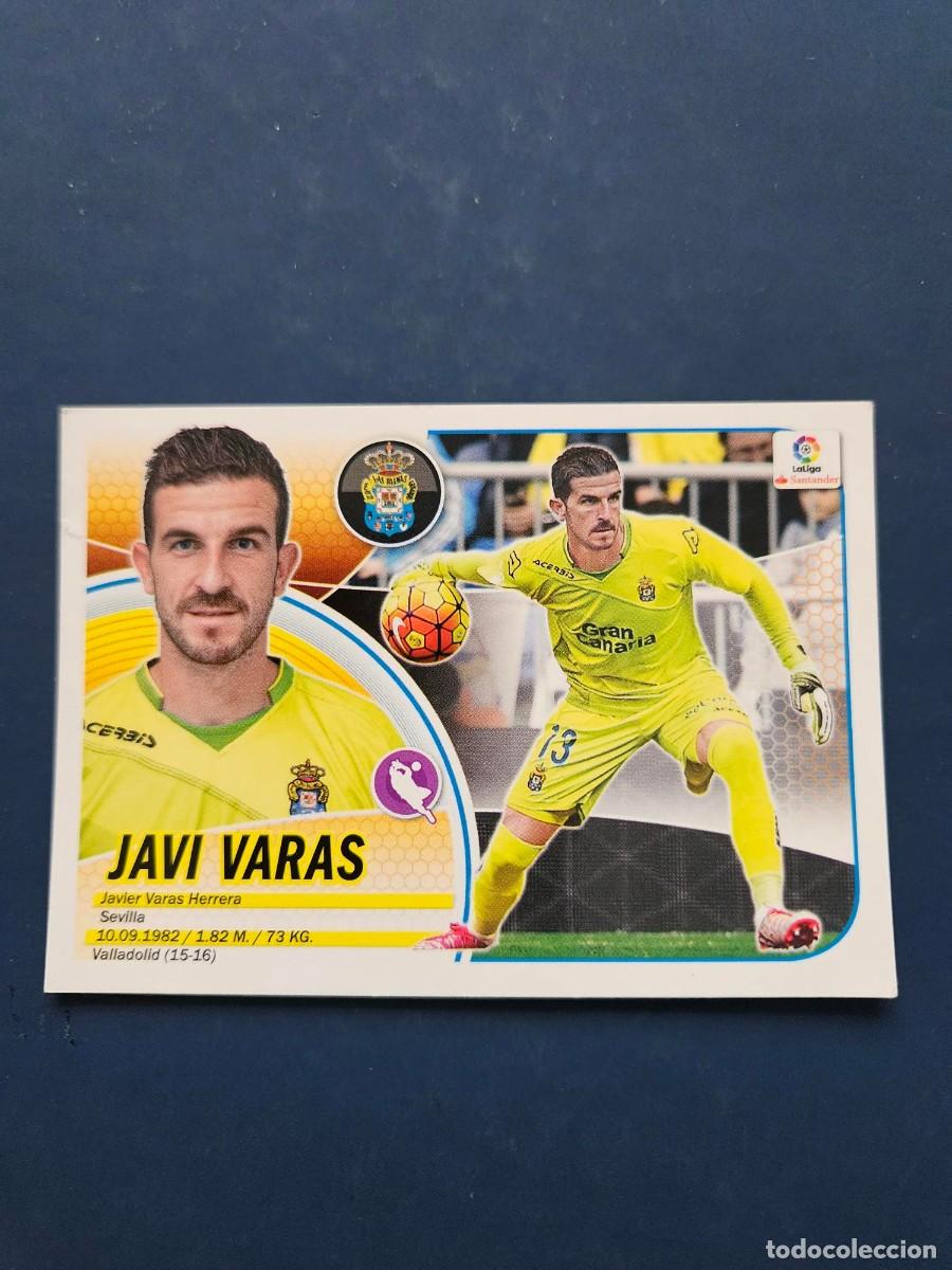 Cromos de f&uacute;tbol: *N&ordm; 1 JAVI VARAS LAS PALMAS LOGO NUEVO LIGA ESTE 16 17 2016 2017 SIN PEGAR NUNCA PEGADO SOBADO