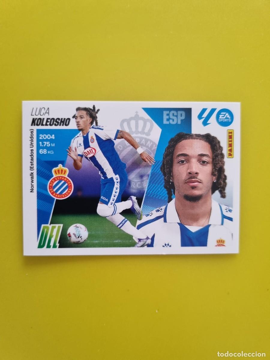 Cromos de f&uacute;tbol: CROMO LIGA ESTE 25 26 2025 2026 NUNCA PEGADO SIN PEGAR KOLEOSHO RCD ESPANYOL N&ordm;17 COLOCA AR826