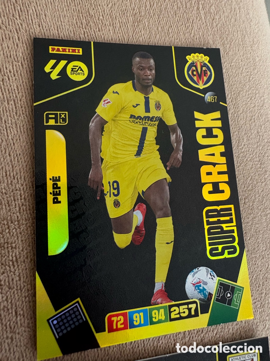 Cromos de f&uacute;tbol: P&eacute;p&eacute; Super Crack Adrenalyn XL 2025-26 - Villarreal