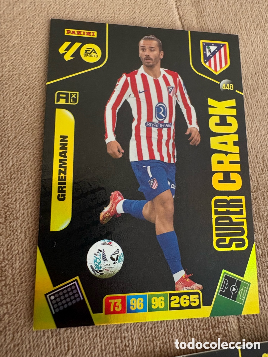 Cromos de f&uacute;tbol: Griezmann Super Crack Adrenalyn XL 2025-26 - Atl&eacute;tico de Madrid