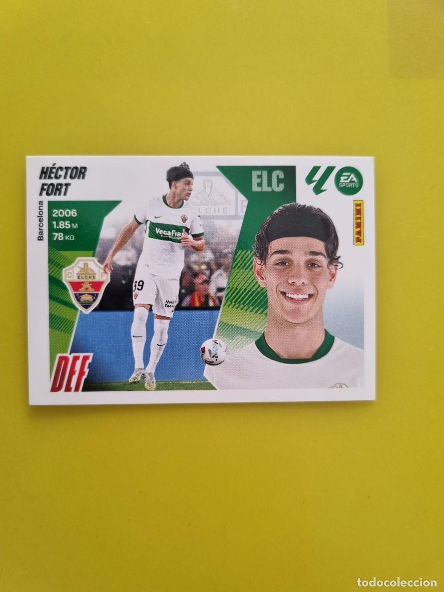 Cromos de f&uacute;tbol: CROMO LIGA ESTE 25 26 2025 2026 NUNCA PEGADO SIN PEGAR H&Eacute;CTOR FORT ELCHE N&ordm;6 COLOCA AR826