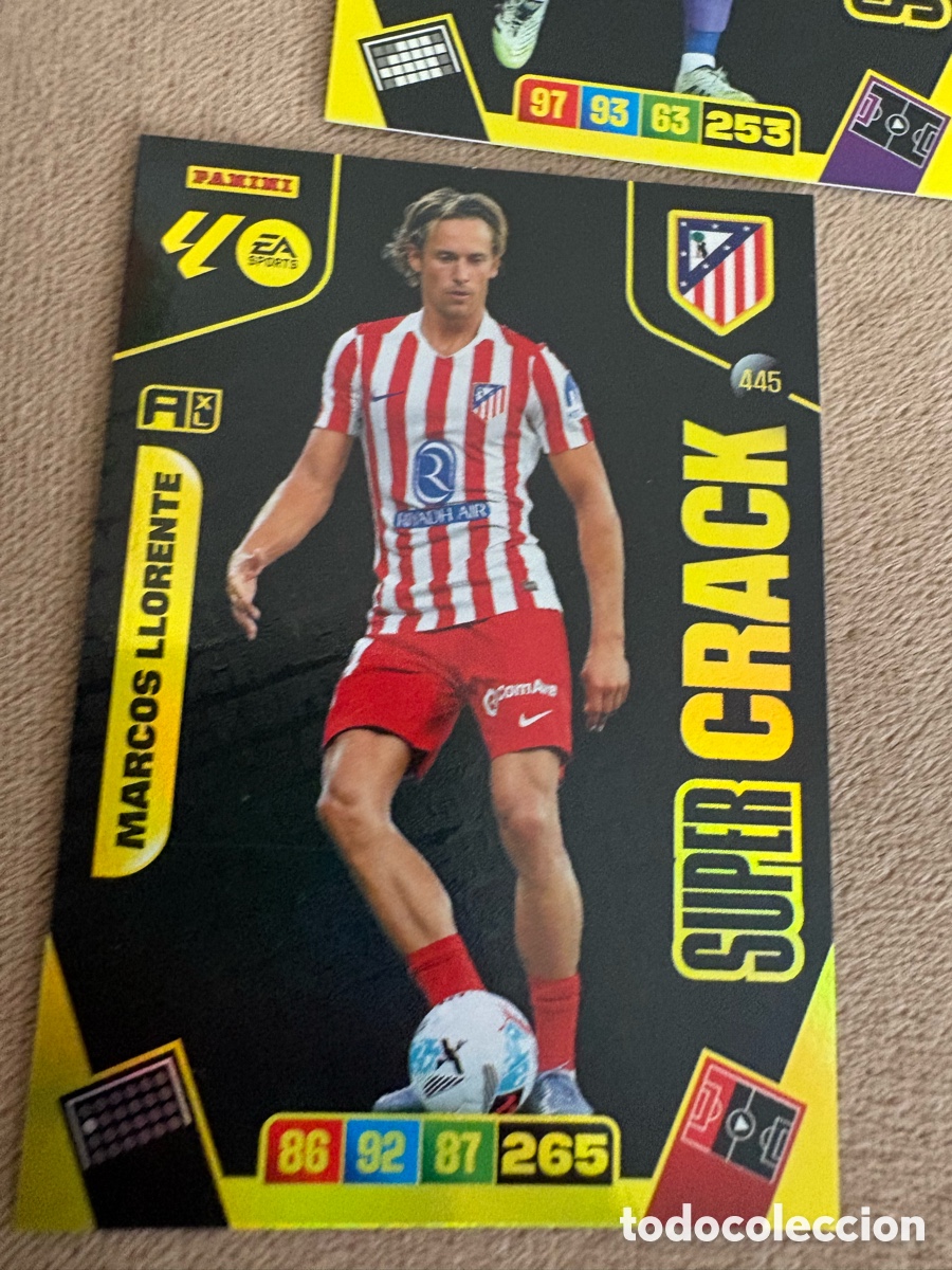 Cromos de f&uacute;tbol: Marcos Llorente Super Crack Adrenalyn XL 2025-26 - Atl&eacute;tico de Madrid