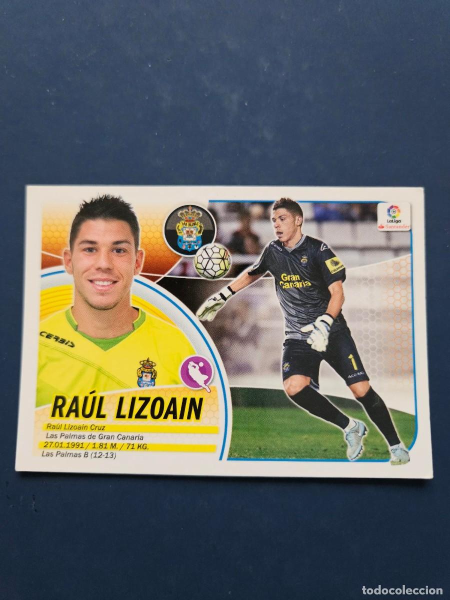 Cromos de f&uacute;tbol: N&ordm; 2 RAUL LIZOAIN LAS PALMAS LOGO NUEVO LIGA ESTE 16 17 2016 2017 SIN PEGAR NUNCA PEGADO