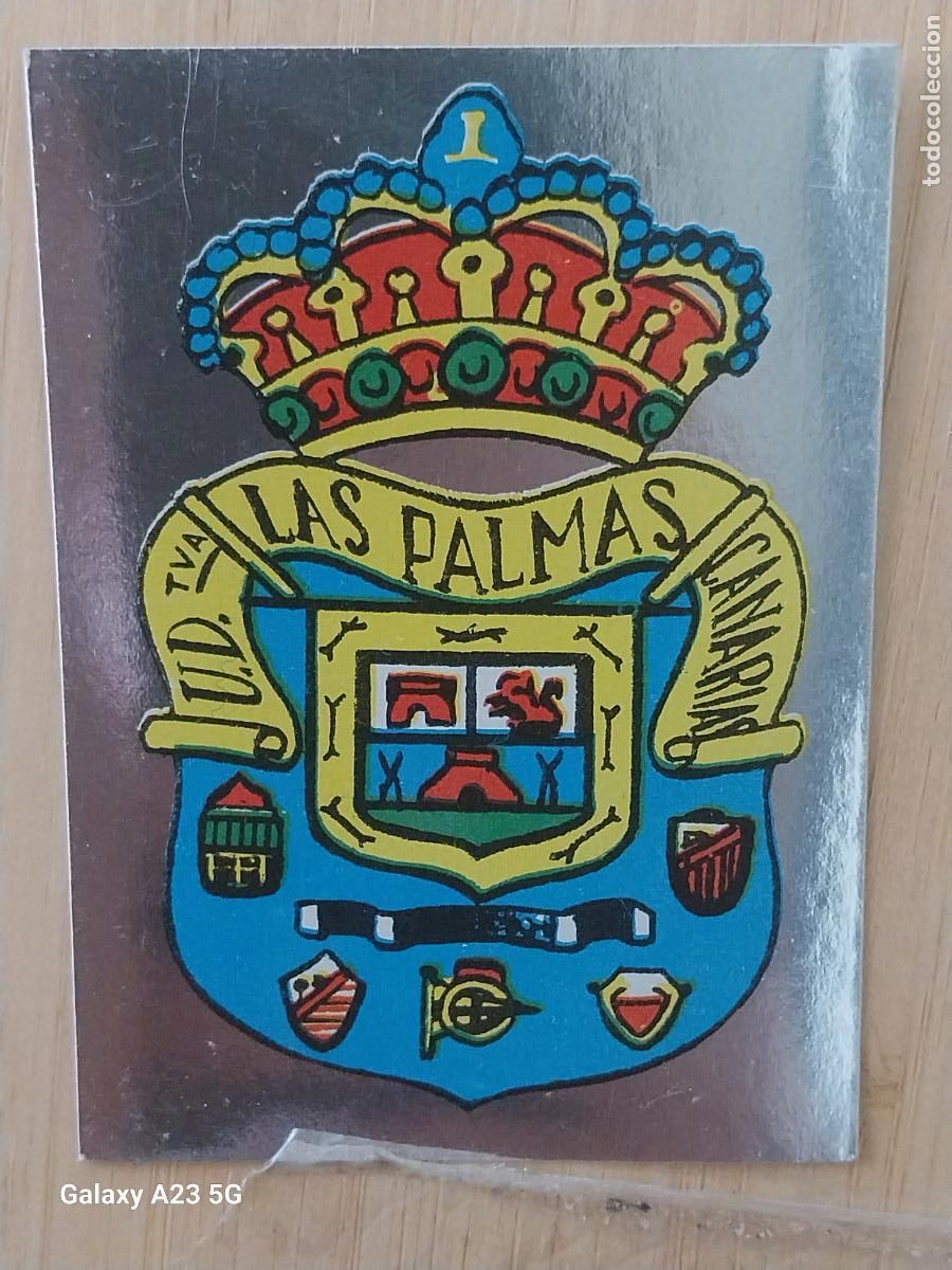 Figurine di Calcio: LAS PALMAS ESCUDO ****** ED MAGA LIGA 1978 78 79 CROMO PLATEADO 213 SIN PEGAR NUNCA ORIGINAL