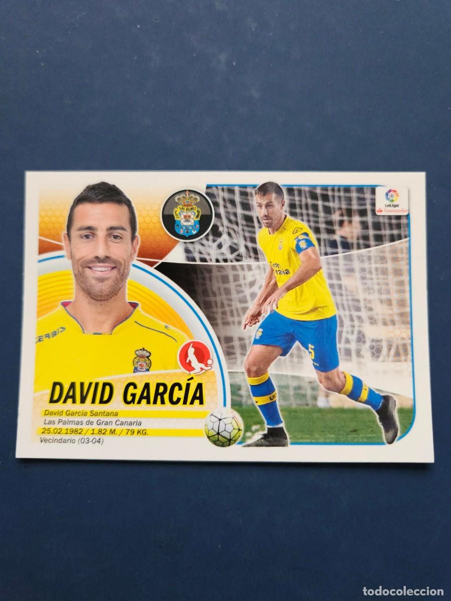 Cromos de f&uacute;tbol: N&ordm; 4B DAVID GARCIA LAS PALMAS LOGO NUEVO LIGA ESTE 16 17 2016 2017 SIN PEGAR NUNCA PEGADO