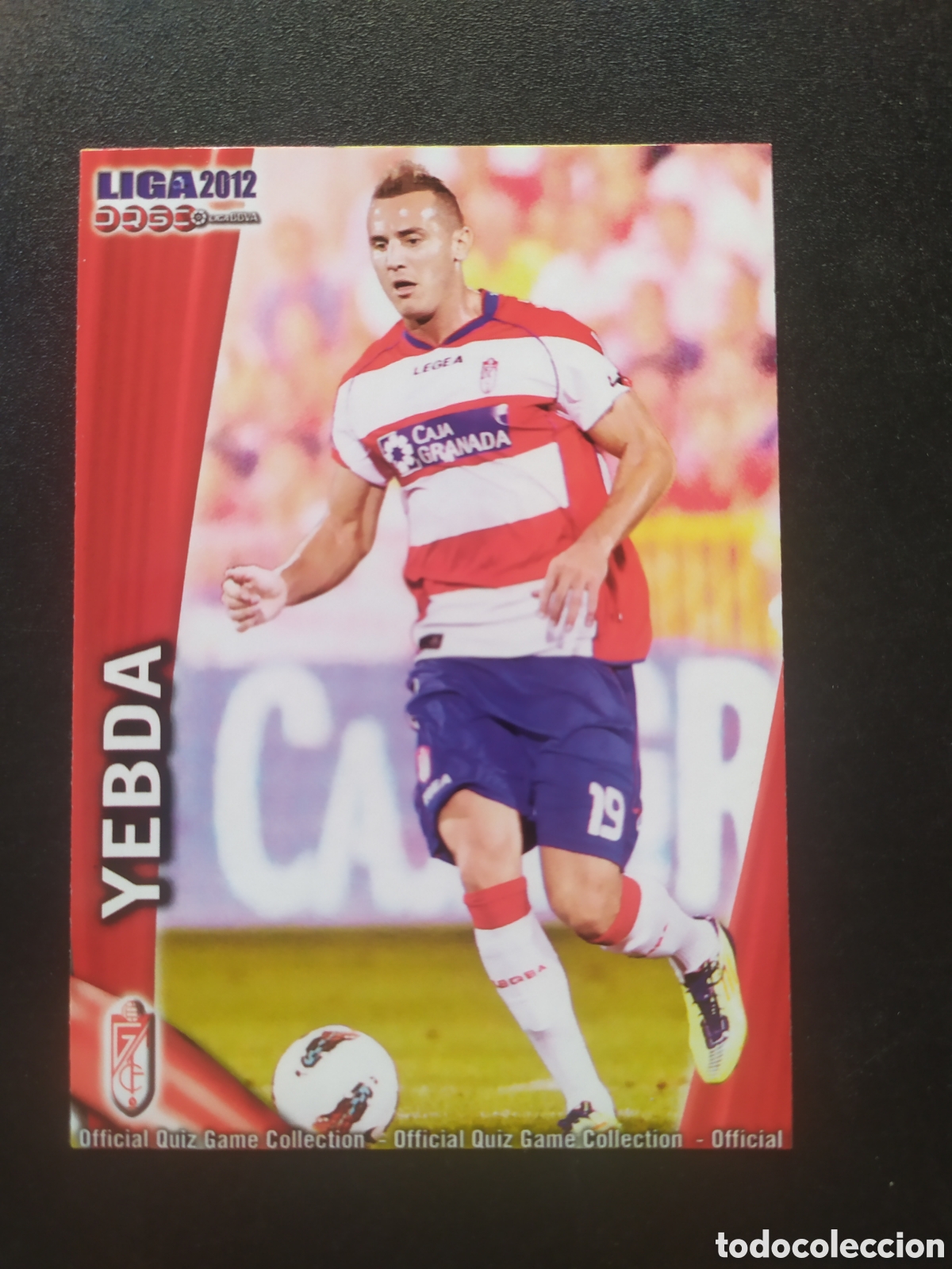 Cromos de f&uacute;tbol: Mundicromo fichas Liga 2011 2012 11 12 Yebda n &deg; 522 Granada