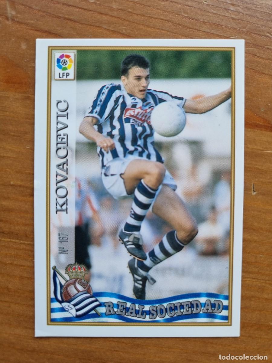 Cromos de f&uacute;tbol: 167 KOVACEVIC (Real Sociedad). Las Fichas de la Liga 1997 1998 97 98 (Mundicromo)