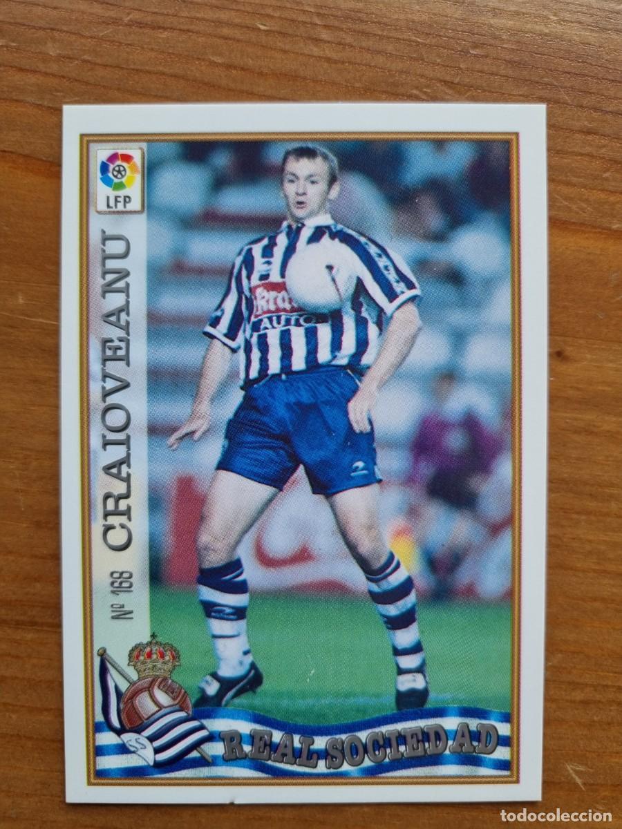 Cromos de f&uacute;tbol: 168 CRAIOVEANU (Real Sociedad). Las Fichas de la Liga 1997 1998 97 98 (Mundicromo)