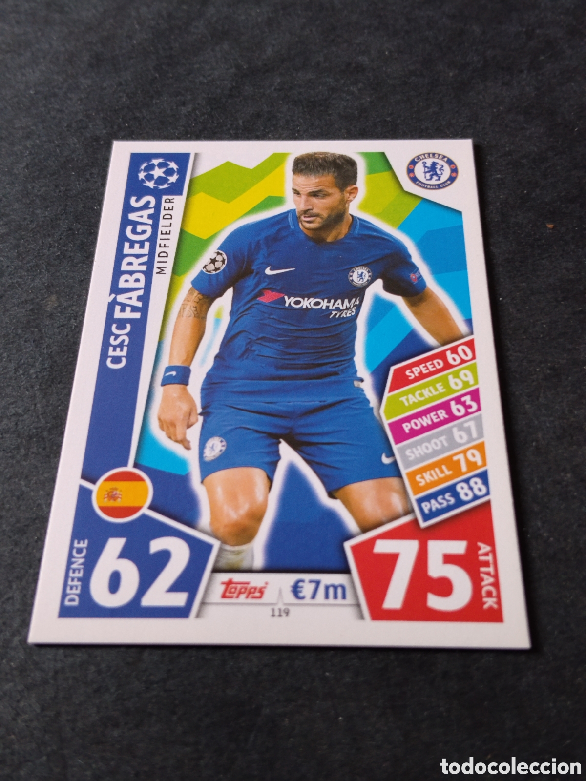 Cromos de Futebol: Cromo Futbol Topps Match Attax , Ueffa Champions Legue, Cesc F&aacute;bregas