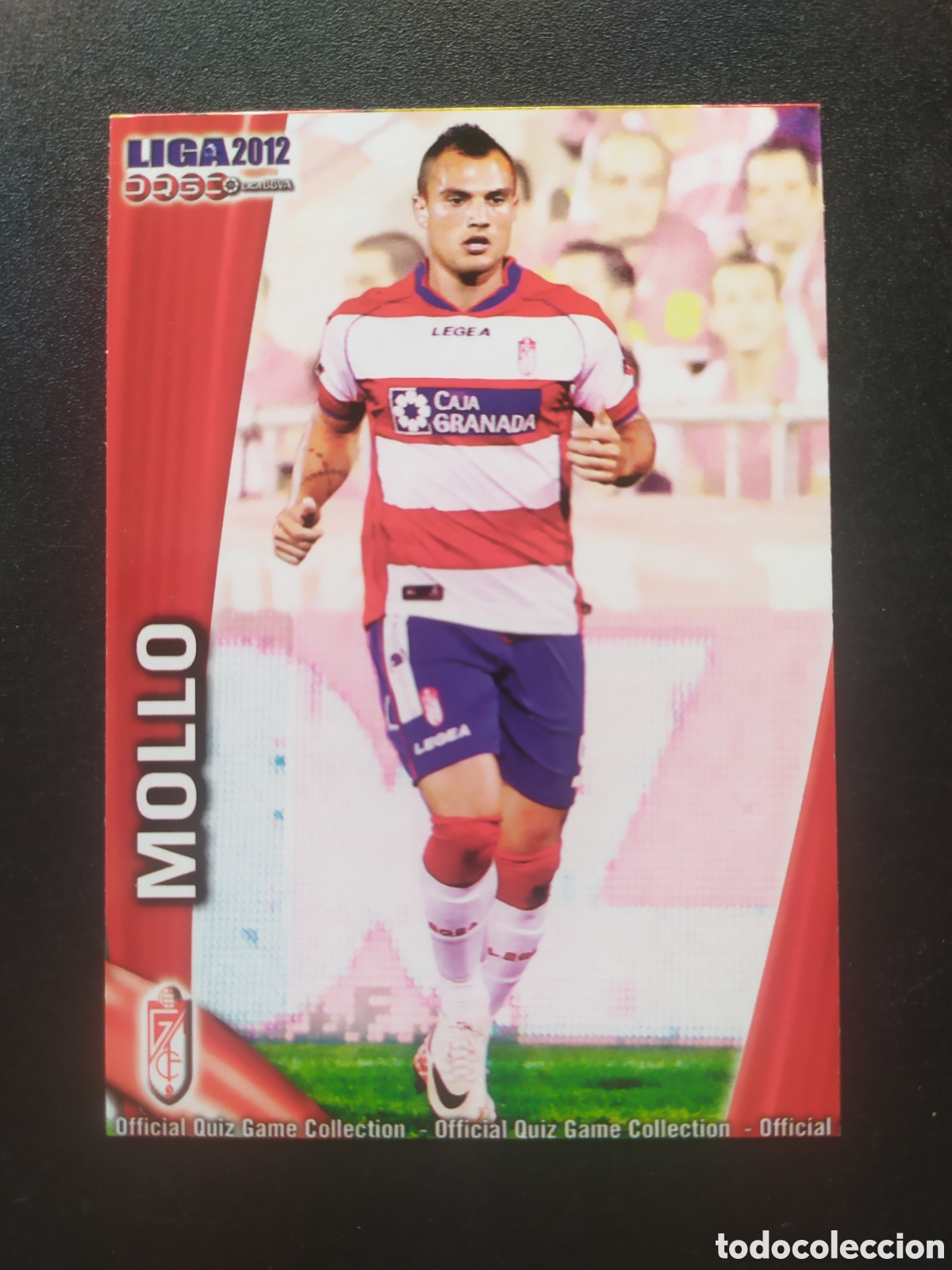 Cromos de Futebol: Mundicromo fichas Liga 2011 2012 11 12 Mollo n&deg; 526 Granada