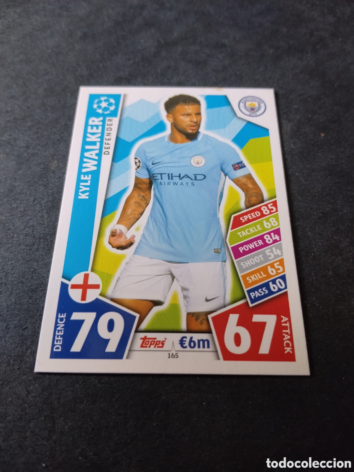 Cromos de Futebol: Cromo Futbol Topps Match Attax , Ueffa Champions Legue, Kyle Walker
