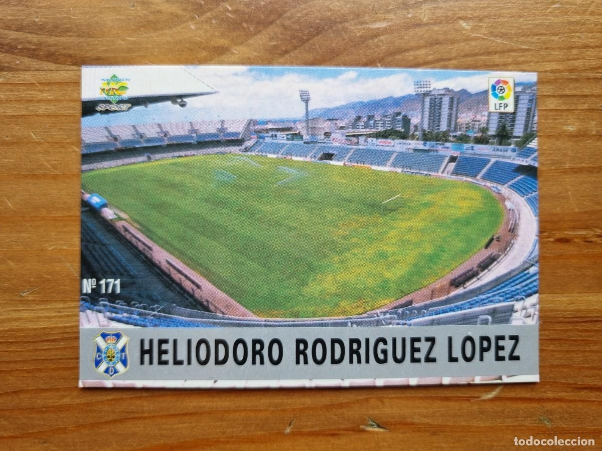 Cromos de f&uacute;tbol: 171 HELIODORO RODR&Iacute;GUEZ L&Oacute;PEZ (CD Tenerife). Las Fichas de la Liga 1997 1998 97 98 (Mundicromo)