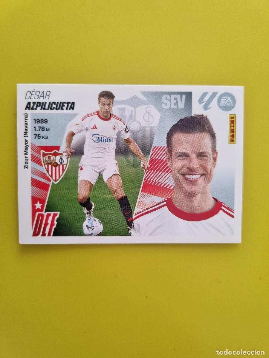 Cromos de f&uacute;tbol: CROMO LIGA ESTE 25 26 2025 2026 NUNCA PEGADO SIN PEGAR AZPILICUETA SEVILLA N&ordm;10 COLOCA AR826